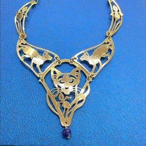 Gold Animal Design Necklace